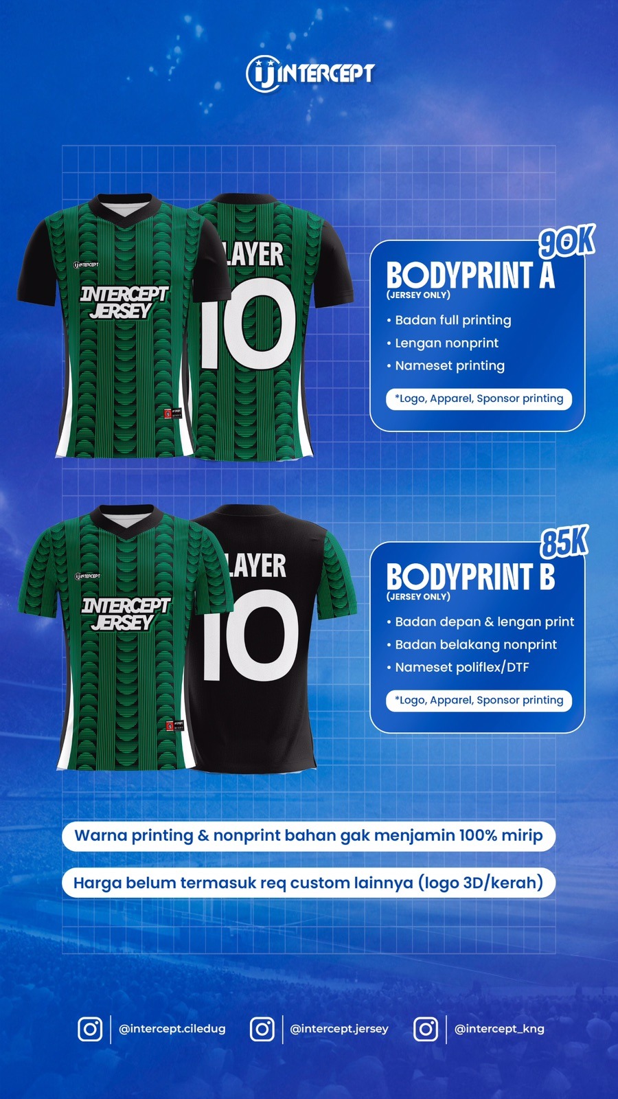 Bodyprint A & B (Atasan Only)